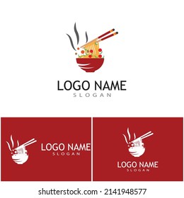 Noodles Logo Template vector symbol design