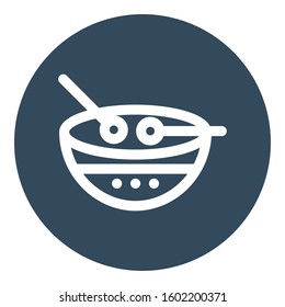 
Noodles Outline bold Vector Icon which can be easily modified or Edited
