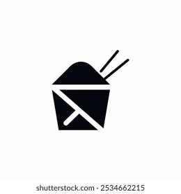 noodles pack icon sign vector