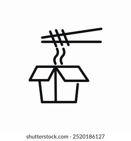 noodles package icon sign vector