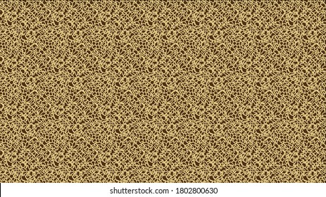 Noodles pattern on brown background-vector illustration.