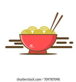 noodles vector eps 10