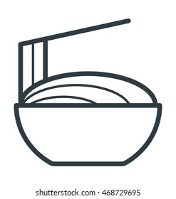 Noodles Vector Icon