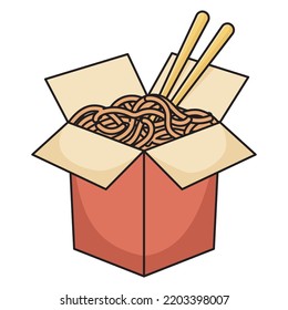 Icono vectorial de fideos para uso comercial