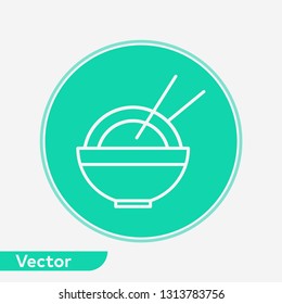 Noodles vector icon sign symbol