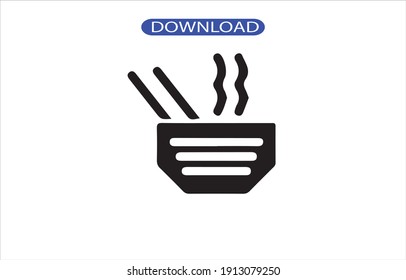 noodless icon or logo isolated sign symbol vector illustration - high quality black style vector icons.