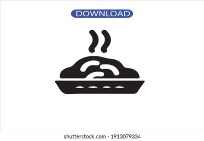 noodless icon or logo isolated sign symbol vector illustration - high quality black style vector icons.