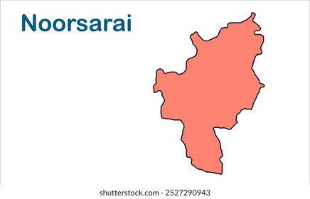 Noorsarai subdivision map, Nalanda District, Bihar State, Republic of India, Government of Bihar, Indian territory, Eastern India, politics, village, tourism