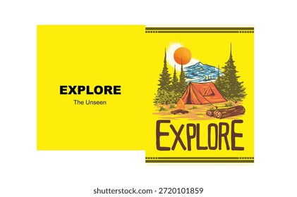 CAPA DE CADERNO PARA EXPLORAR A NATUREZA
