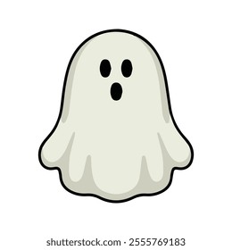 Noppera-bo Faceless Ghost Flat Vector, Minimalistic, Smooth Body, Eerie Design, Modern Aesthetic