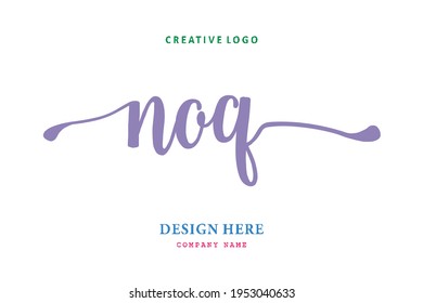 El logotipo de la inscripción NOQ es sencillo, fácil de entender y autorizado