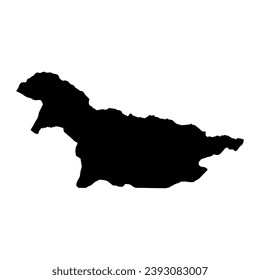 Nord Ubangi province map, administrative division of Democratic Republic of the Congo. Vector illustration.