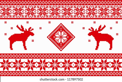 Nordic Christmas pattern