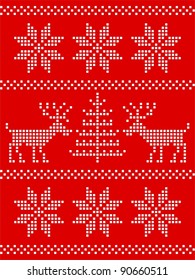 nordic deer ornament