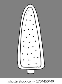 Diseño nórdico de árbol para decoración interior, afiches de impresión, tarjeta de saludo, banner de bussines, envoltura en estilo escandinavo moderno en vector
