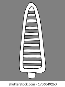 Diseño nórdico de árbol para decoración interior, afiches de impresión, tarjeta de saludo, banner de bussines, envoltura en estilo escandinavo moderno en vector


