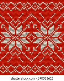 Nordic knitted perfect seamless pattern. Just drop to Swatches and enjoy. And also includes EPS 10 vector