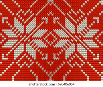 Nordic knitted perfect seamless pattern. Just drop to Swatches and enjoy. And also includes EPS 10 vector