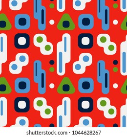 Nordic lights seamless pattern. Suitable for screen, print and other media.