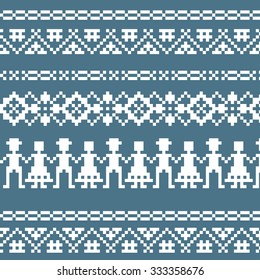 Nordic ornament's background