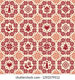 Nordic pattern illustration.