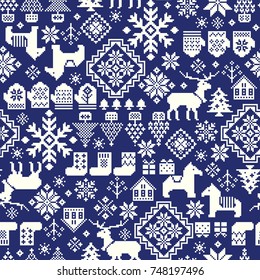 Nordic pattern illustration