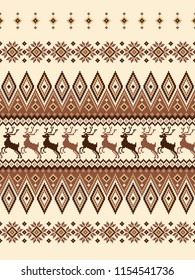 Nordic pattern illustration.
I designed a traditional Nordic pattern,
