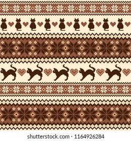 Nordic pattern illustration.
I designed a traditional Nordic pattern,
