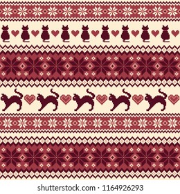 Nordic pattern illustration.
I designed a traditional Nordic pattern,

