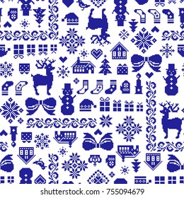 Nordic pattern illustration
I designed a traditional Nordic pattern
It is a vector work
