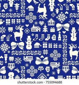 Nordic pattern illustration
I designed a traditional Nordic pattern
It is a vector work
