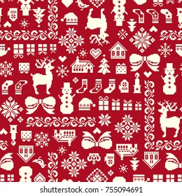 Nordic pattern illustration
I designed a traditional Nordic pattern
It is a vector work
