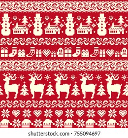 Nordic pattern illustration
I designed a traditional Nordic pattern
It is a vector work
