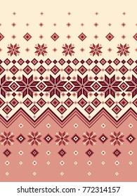 Nordic pattern illustration.
I designed a traditional Nordic pattern
