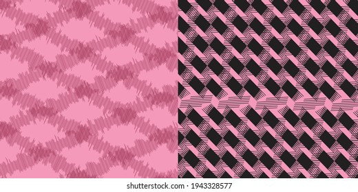 Nordic pattern illustration vector. New Year or winter design. Sweater ornaments for scandinavian pattern. Vector illustration.