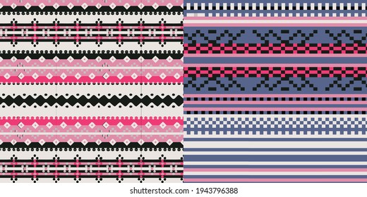 Nordic pattern illustration vector. New Year or winter design. 