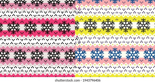 Nordic pattern illustration vector. New Year or winter design. 