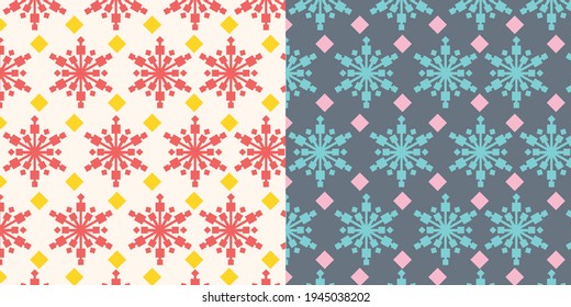 Nordische Mustergrafik-Vektorgrafik. Neujahr oder Winterdesign. Pullover-Ornamente für skandinavisches Muster. Vektorgrafik.