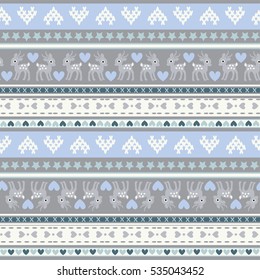 Nordic pattern illustration vector. New Year or winter design. Sweater ornaments for scandinavian pattern. Vector illustration.