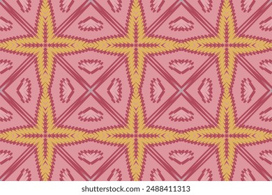 Nordic pattern Seamless Australian aboriginal pattern Motif embroidery, Ikat embroidery vector Design for Print scandinavian pattern saree ethnic nativity gypsy pattern