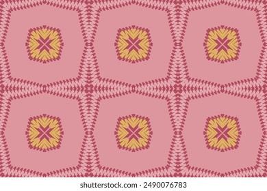 Nordic pattern Seamless Australian aboriginal pattern Motif embroidery, Ikat embroidery vector Design for Print figure tribal ink on cloth patola sari