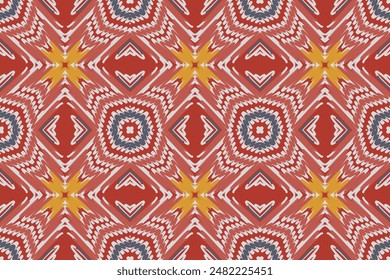 Nordic pattern Seamless Bandana print silk Motif embroidery, Ikat embroidery vector Design for Print australian curtain pattern geometric pillow model kurti mughal flowers