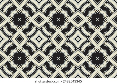 Nordic pattern Seamless Bandana print silk Motif embroidery, Ikat embroidery vector Design for Print tapestry floral kimono repeat pattern lacing spanish motif