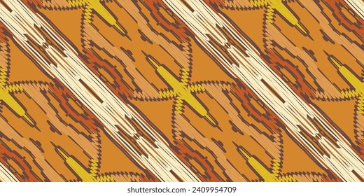 Nordic pattern Seamless Mughal architecture Motif embroidery, Ikat embroidery vector Design for Print endless arabesque cloth dupatta shawl bandana print silk kurta men