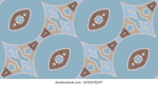 Patrón nórdico Arquitectura mogol sin foco bordado Motif, vector de bordado Ikat Diseño para Imprimir patrón escandinavo saree patrón natividad étnica gitana