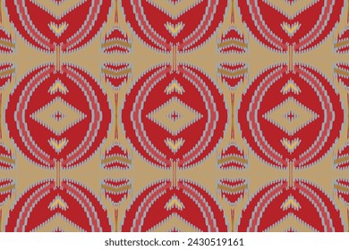 Nordic pattern Seamless Mughal architecture Motif embroidery, Ikat embroidery vector Design for Print pattern vintage flower folk navajo patchwork pattern