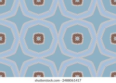 Patrón nórdico Arquitectura mogol sin fisuras bordado de motivos, diseño de Vector de bordado Ikat para imprimir patrón egipcio mandala bandana tibetana