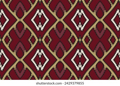 Nordic pattern Seamless Native American, Motif embroidery, Ikat embroidery vector Design for Print border embroidery ancient egypt