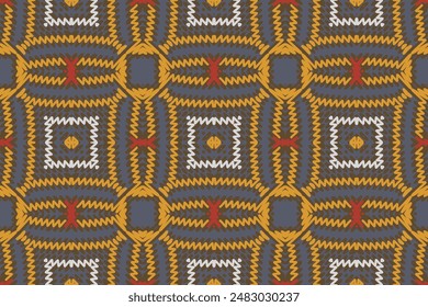 Patrón nórdico inconsútil nativo americano, bordado de motivos, diseño de Vector de bordado Ikat para imprimir motivos kurta motivos mogoles patrón de tapiz repetición floral