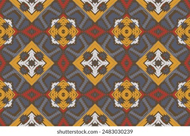 Nordic pattern Seamless Native American, Motif embroidery, Ikat embroidery vector Design for Print indigenous art aboriginal art pattern floral kurti mughal border